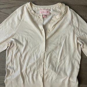 Simone Rocha x HM Pearl Collar Cardigan